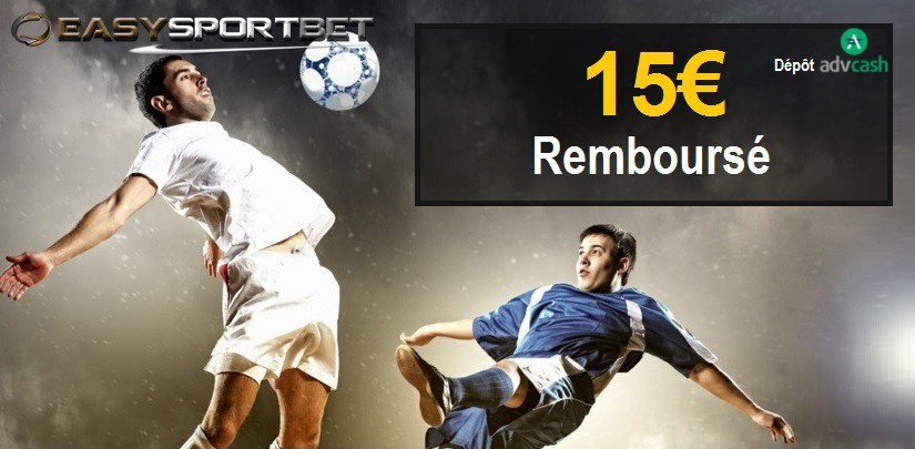 Free bet de 15€ avec Advcash