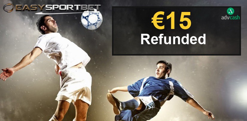 €15 Free bet with Advcash
